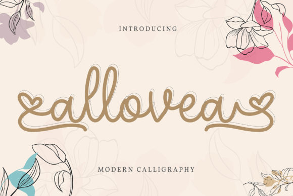 Allovea: The Elegant Script Font for Polished Branding