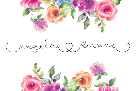 Angela Devano: A Sweet Handwritten Font for Makers