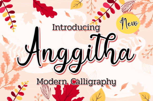 Anggitha: A Modern Script Font for Small Business