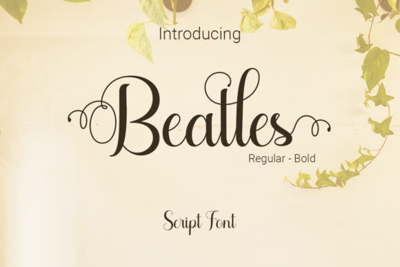 Beatles: A Handwritten Font for Your Brand