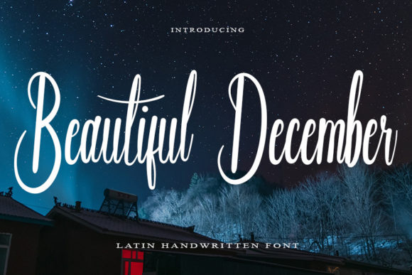 Beautiful December: A Handwritten Font for Impactful Digital Marketing