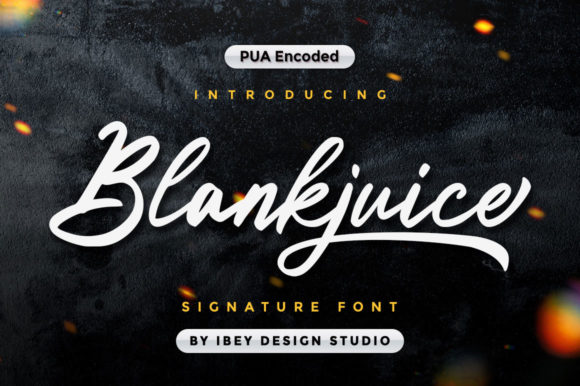 Blankjuice: A Signature Script Font for Scroll-Stopping Digital Campaigns