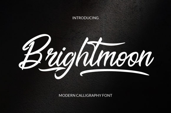 Brightmoon: Elevating Web Design with a Stylish Script Font