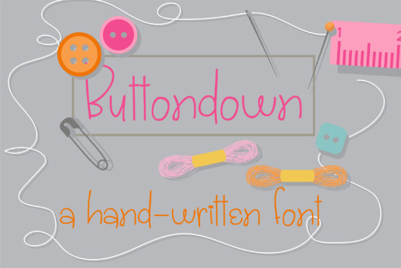 Buttondown: A Designer’s Go-To Handwritten Font for Warm Branding Projects