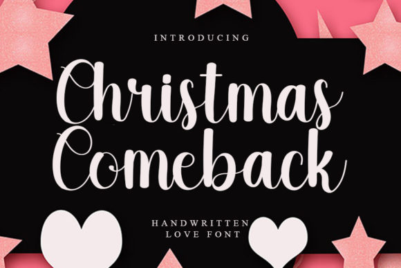 Christmas Comeback: A Stylish Handwritten Font for Modern Web Design