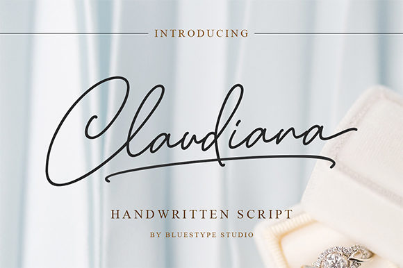 Claudiana: A Dainty Handwritten Font for Crafters