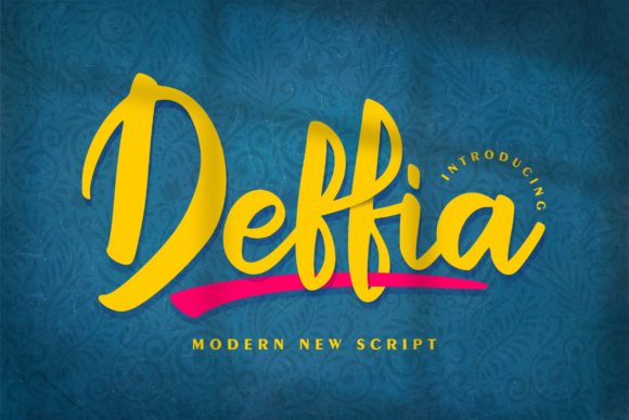 Deffia: A Premium Handwritten Font for Editorial Design
