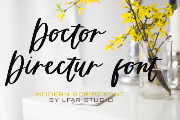 Doctor Directur: A Smart Typography Choice for Business Branding