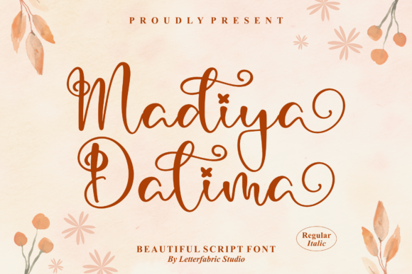 Elevate Your Brand with Madiya Dalima: A Chic Script Font for Business Owners