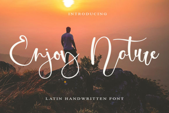 Enjoy Nature: A Handwritten Font That Elevates Small Business Branding