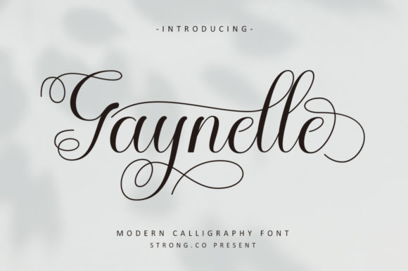 Geynelle: A Romantic Script Typeface for Campaigns