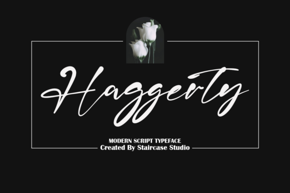 Haggerty: A Romantic Script Font for Campaigns