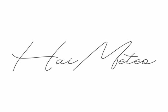 Hai Meteo: A Handwritten Font for Modern Web Design