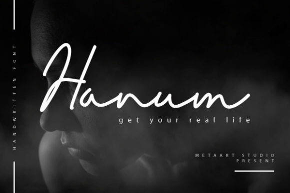 Hanum: A Romantic Script Typeface for Elegant Web Design