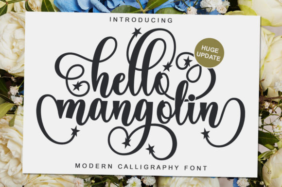 Hello Mangolin Update: A Sweet Script Font for Crafters & Makers
