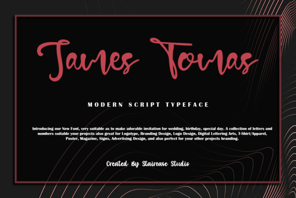 James Tomas: A Stylish Handwritten Font for Modern Web Design
