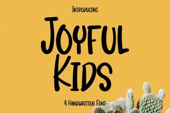Joyful Kids: A Handwritten Font for Your Brand
