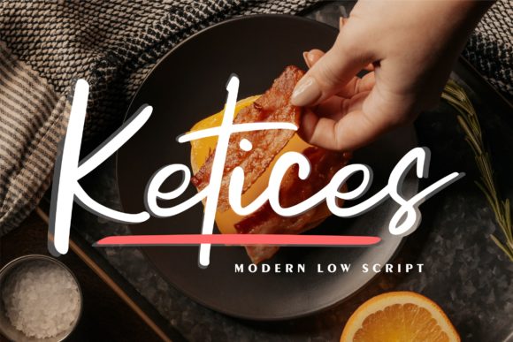 Ketices: A Handwritten Font for Modern Web Design