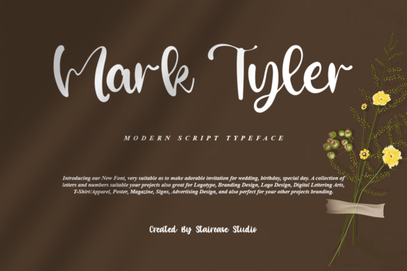 Mark Tyler: A Modern Script Typeface for Branding and Beyond