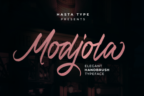 Modjola: A Premium Handwritten Font for Web Design