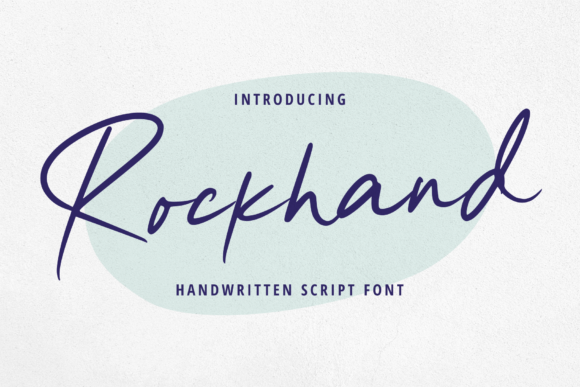 Rockhand: A Relaxed Script Font for Branding