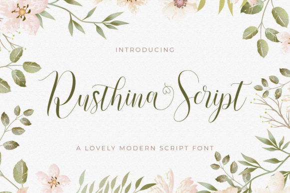 Rusthina: The Handwritten Font for Modern Marketing