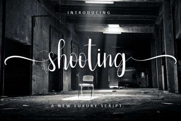 Shooting: A Handwritten Font for Elegant Branding