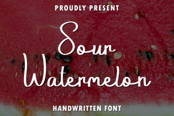 Sour Watermelon: A Handwritten Font for Bold Marketing