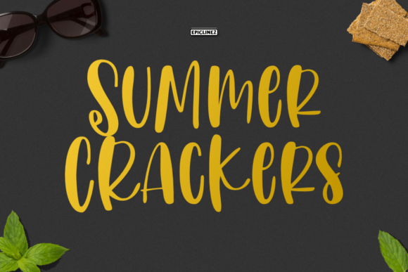Summer Crackers: A Quirky Handwritten Font for Web Design