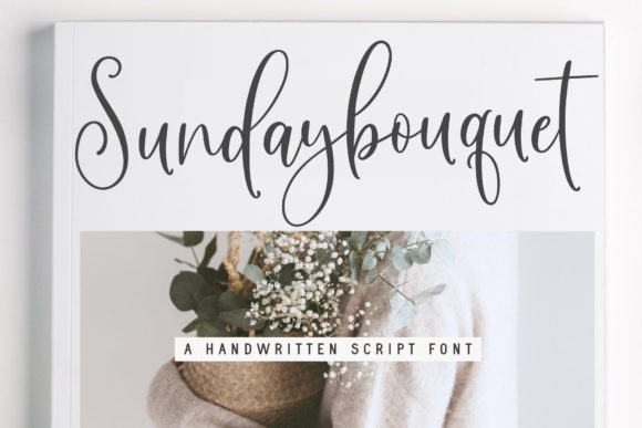 Sunday Bouquet: A Handwritten Font for Warm, Creative Branding