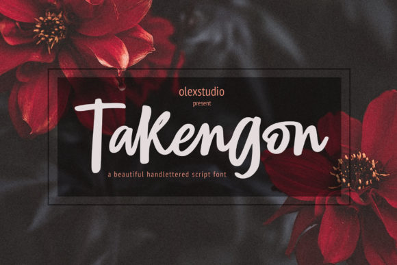 Takegon: A Fun Urban Handwritten Font for Modern Brands
