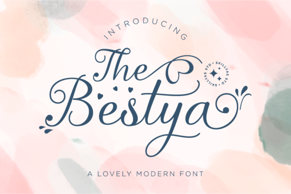 The Bestya: A Modern Script Typeface for Web Designers