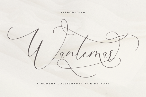 Wantemar: A Handwritten Font That Elevates Modern Marketing Design