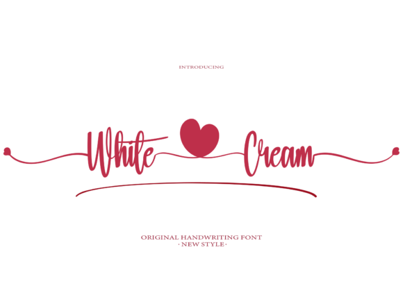White Cream: A Sweet Handwritten Font for Web Design